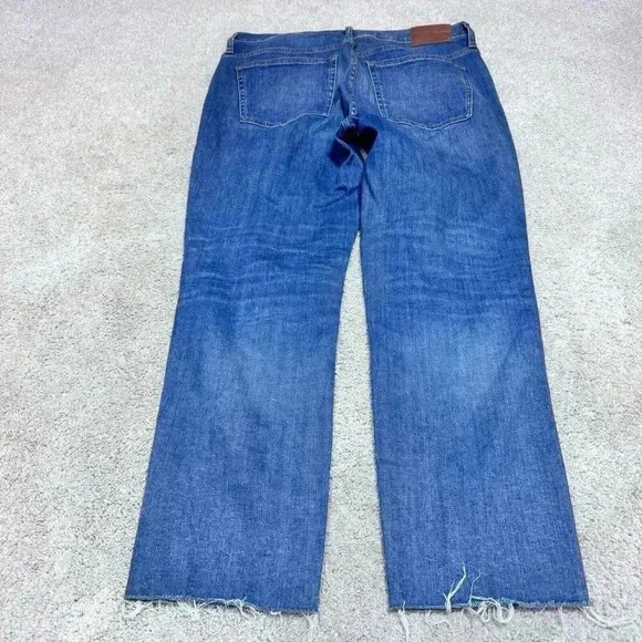 J.Crew Jeans Vintage Straight Blue 4 Button Fly Pockets Women’s Size 30 - Picture 10 of 13